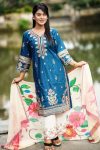 💫Indian Remi Cotton Three Piece ✨প্রিমিয়াম ইন্ডিয়ান রেমি কটন থ্রি-পিস💫
