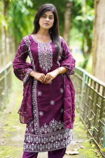 Indian Georgette Readymade Three Piece